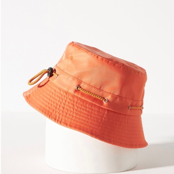 NWT Anthropologie bucket hat in coral.Still In package.One Size. - Picture 3 of 8